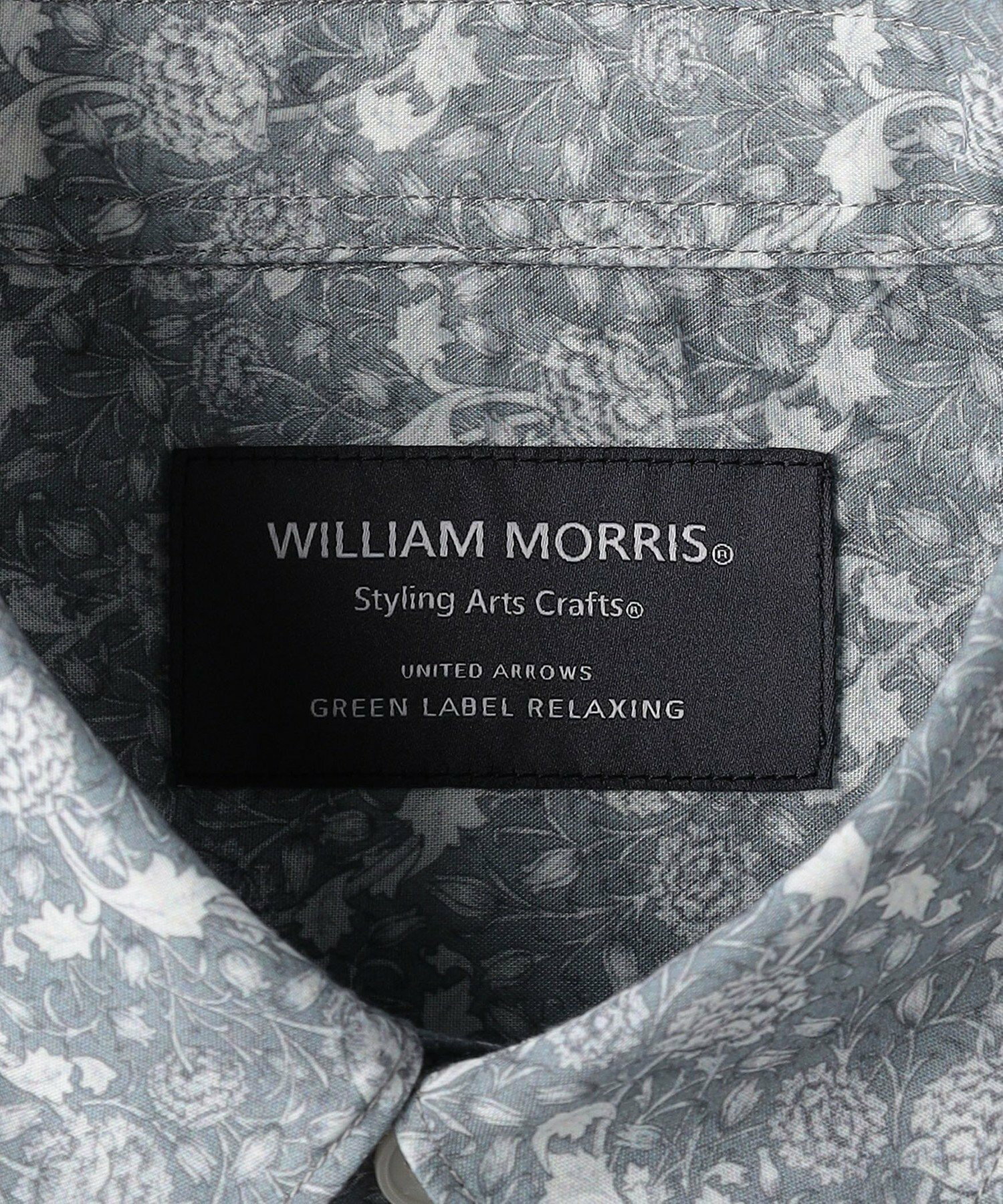 William Morris ジャストルーズ レギュラーカラー シャツ